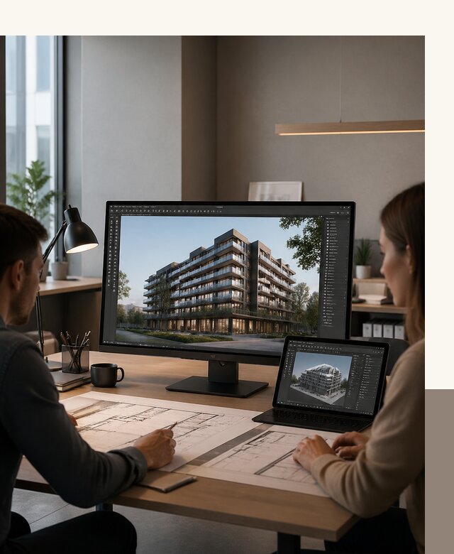 3D визуализация архитектуры и объектов строительства в Аксае