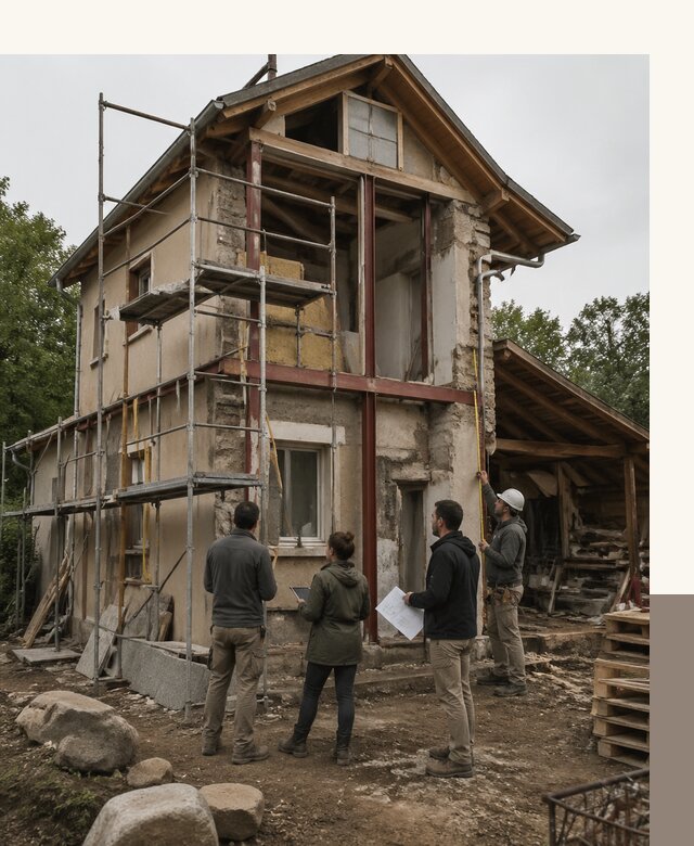 Реконструкция загородного дома под ключ в Аксае от бюро