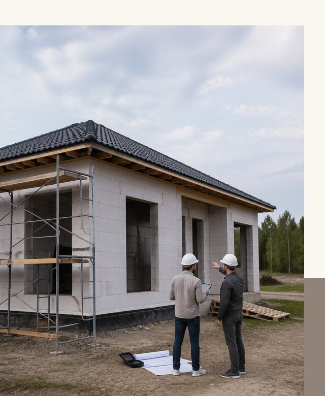 Проектирование одноэтажных домов из газобетона в Аксае
